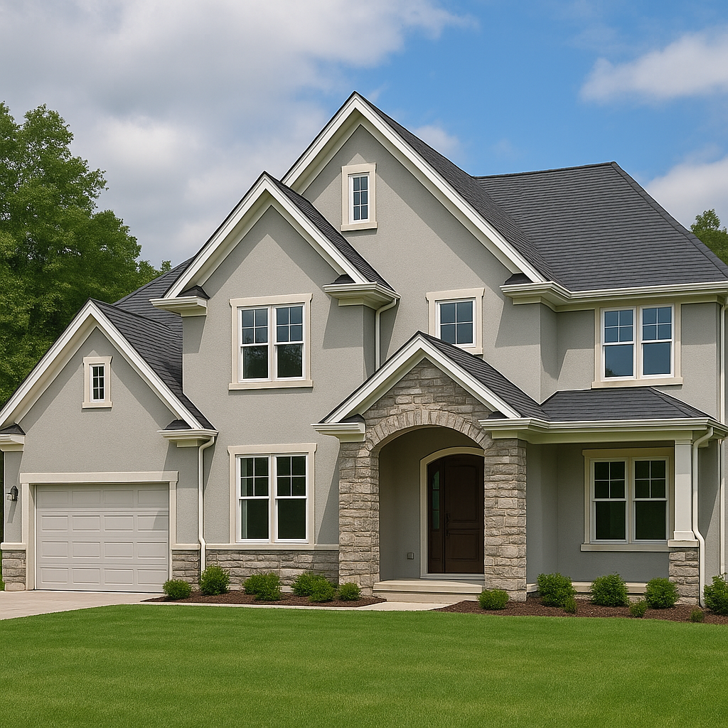 Modern ICF luxury home exterior