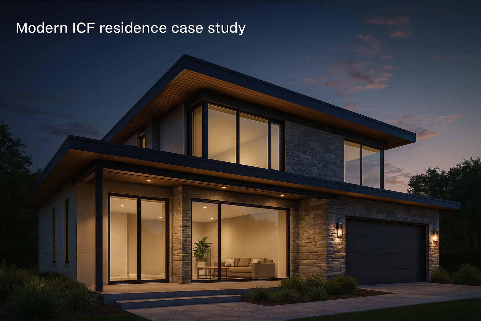 Modern ICF residence case study